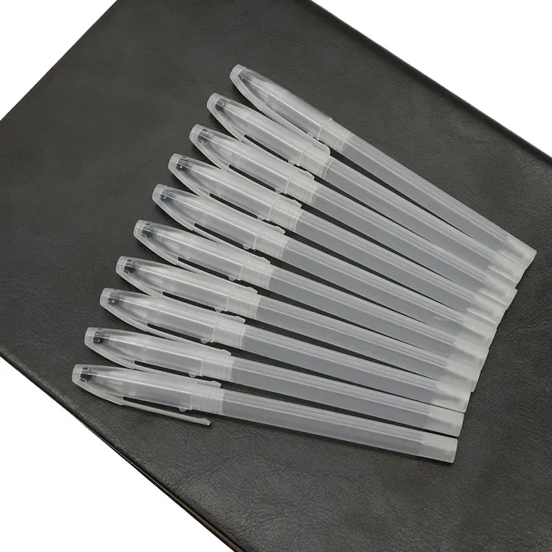Gel Pen Shell Ballpoint Transparent Cover Clear Stationary Office