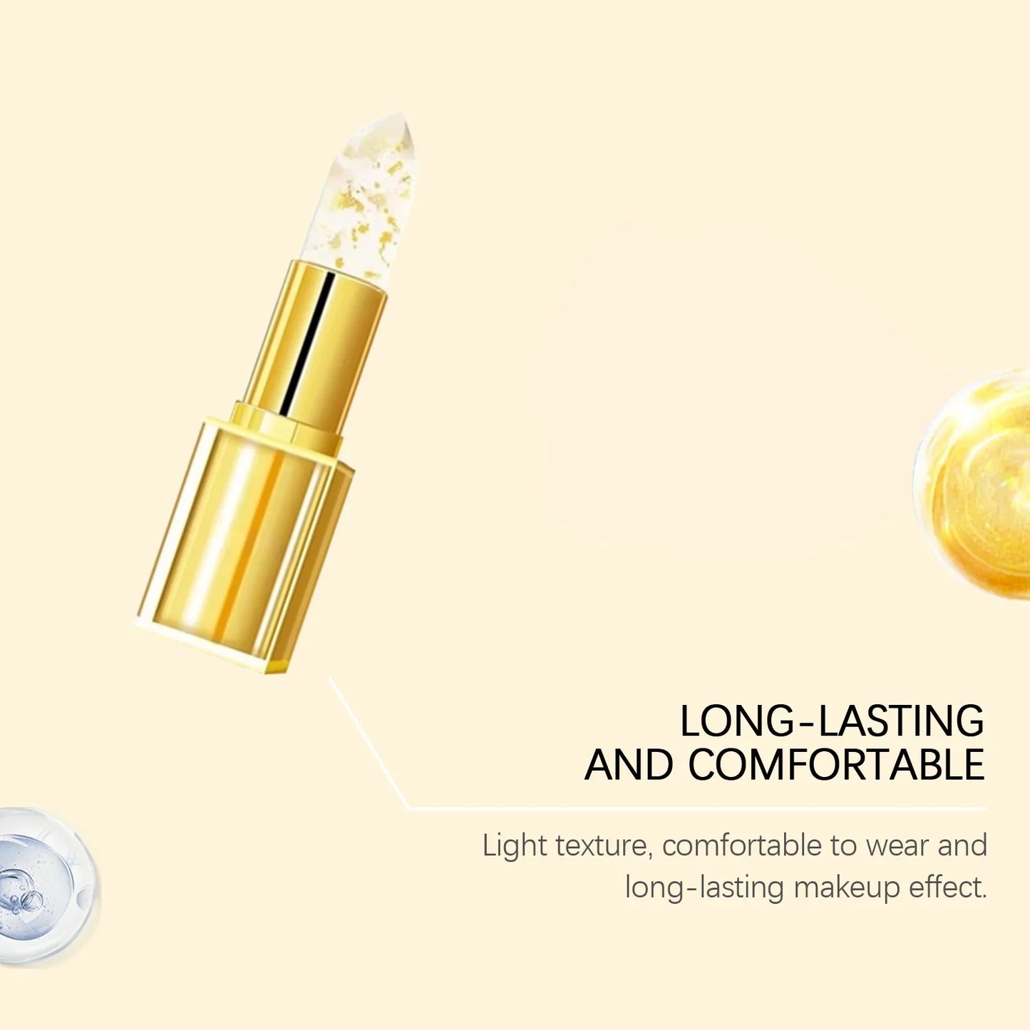 Jaysuing Gold Color-Changing Hyaluronic Acid Lip Balm 3.5g