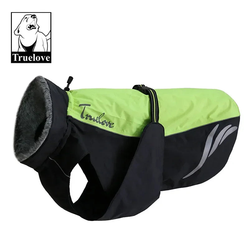 Truelove Waterproof Dog Winter Coat Vest Outdoor Reflective Walking Warm Pet Jacket Clothes for Large Small Dogs TLG2371 Peaceful Pleasures Health and Wellness yellow 27cm-10.6in-Length