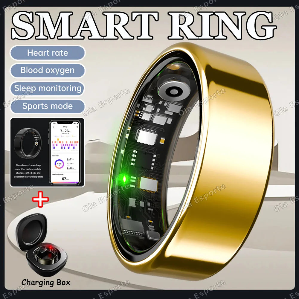 Smart Ring 2026 | Heart Rate, Sleep & SpO₂ Tracker | 5ATM