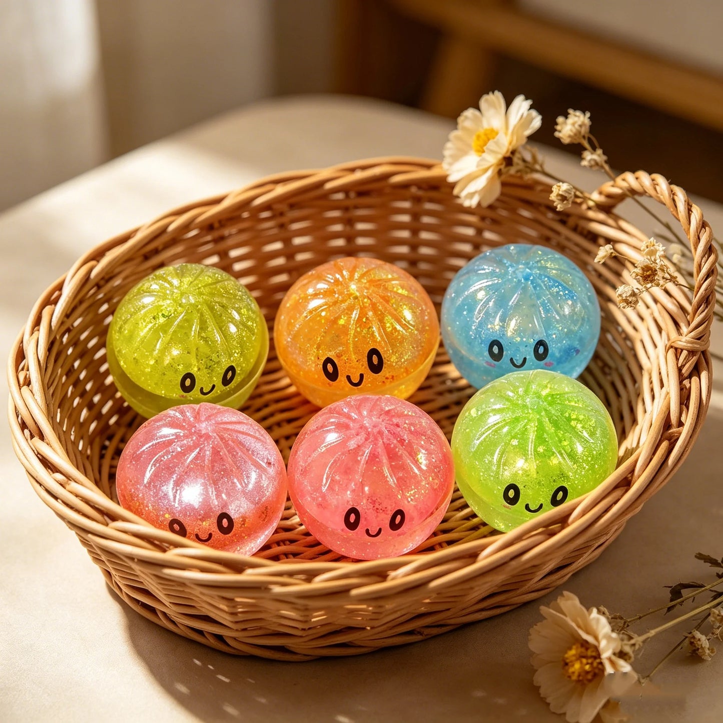 Bread Shape Squeeze Ball – 6 Colors | Sensory Fidget Toy