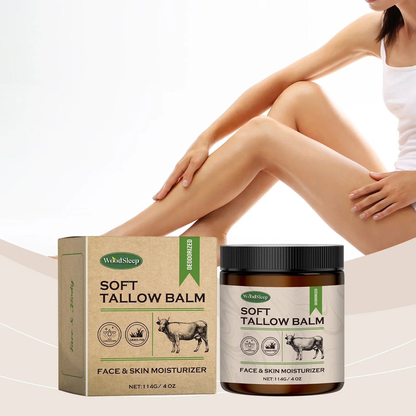 WOODSLEEP Shea Butter Cream – Deep Moisturizer Face & Body