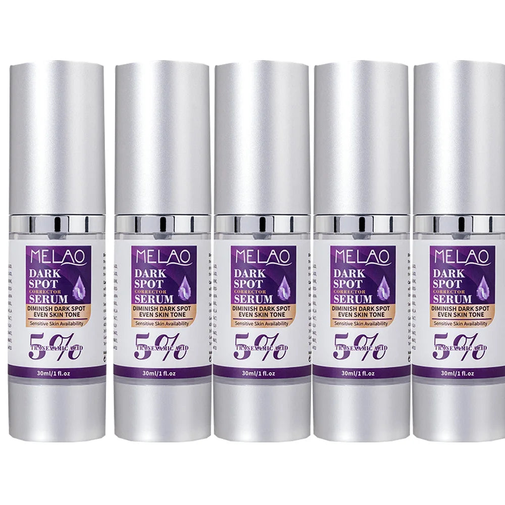 Dark Spot Remover for Face,Dark Spot Corrector Serum for Age Spot Sun Spot Freckles Melasma Brown Spot Skin Care Repair Cream Peaceful Pleasures Health and Wellness 30mlx5 pieces
