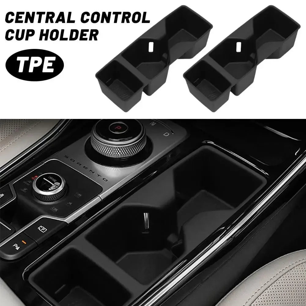 Water Cup Holder For Kia Sorento 2021-2025 LHD Center Console Shock Absorber Sleeve Drink Storage Box Interior Modification Peaceful Pleasures Health and Wellness
