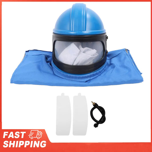 Air Supply Sandblaster Sandblasting Helmet Hood Supplied Safety Peaceful Pleasures Health and Wellness