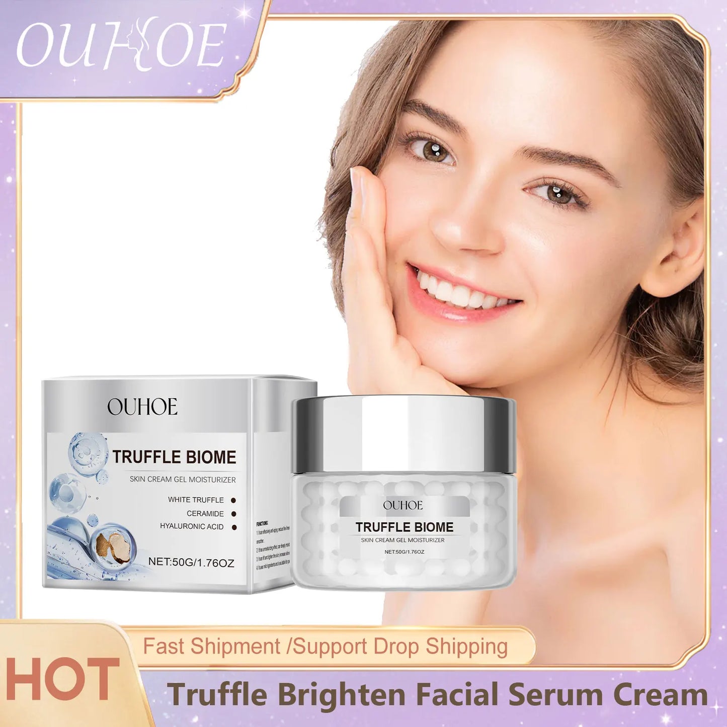 White Truffle Serum Face Cream – Hydrate, Brighten & Firm