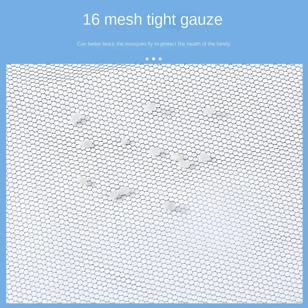 DIY Mosquito Net Self-adhesive Indoor Anti-insect Fly Screen Curtains Window Net Protections Mesh Home Textile Bed Garden Peaceful Pleasures Health and Wellness