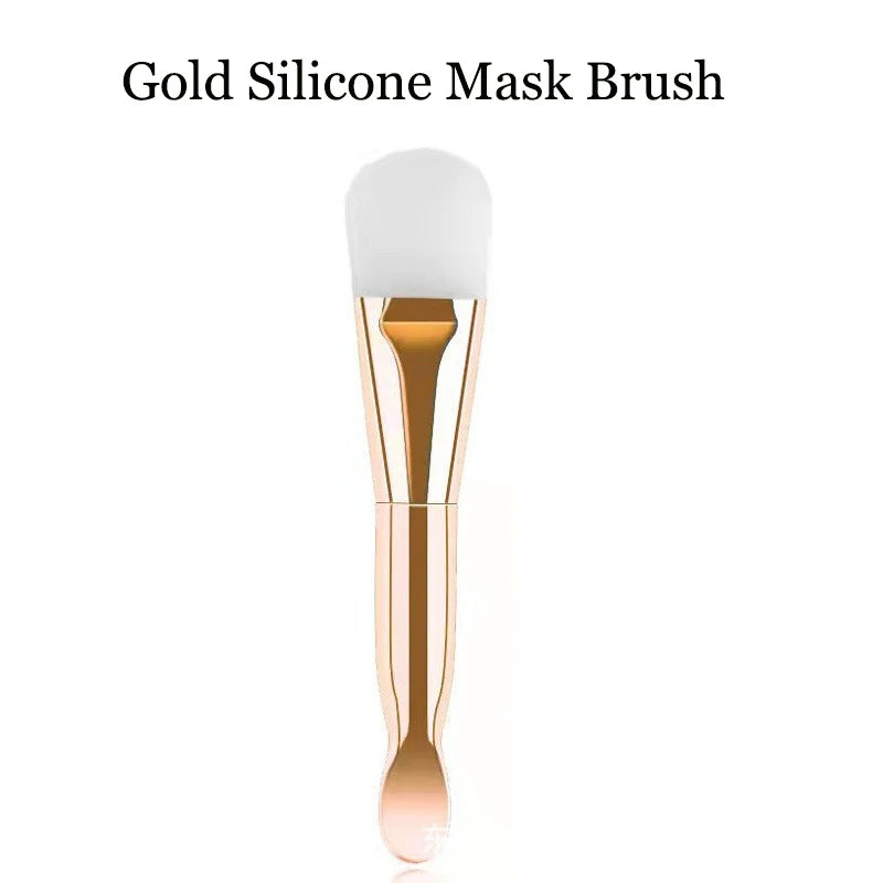 Double-Ended Silicone & Bristle Face Mask Brush | Beauty Tool