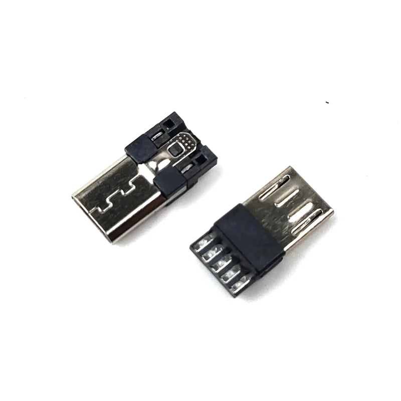 20pcs Micro USB 2.0 Male 2p/4p/5Pin USB Connectors USB Connector Port Jack Tail Sockect Plug Terminal Peaceful Pleasures Health and Wellness Type1