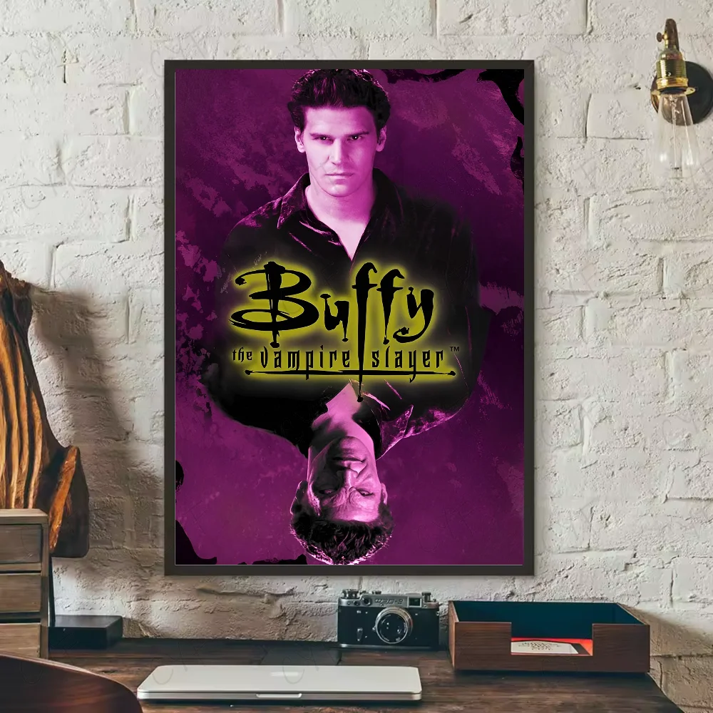 Vintage Buffy The Vampire Poster HD art sticky wall waterproof home living room bedroom bar aesthetic decoration Peaceful Pleasures Health and Wellness
