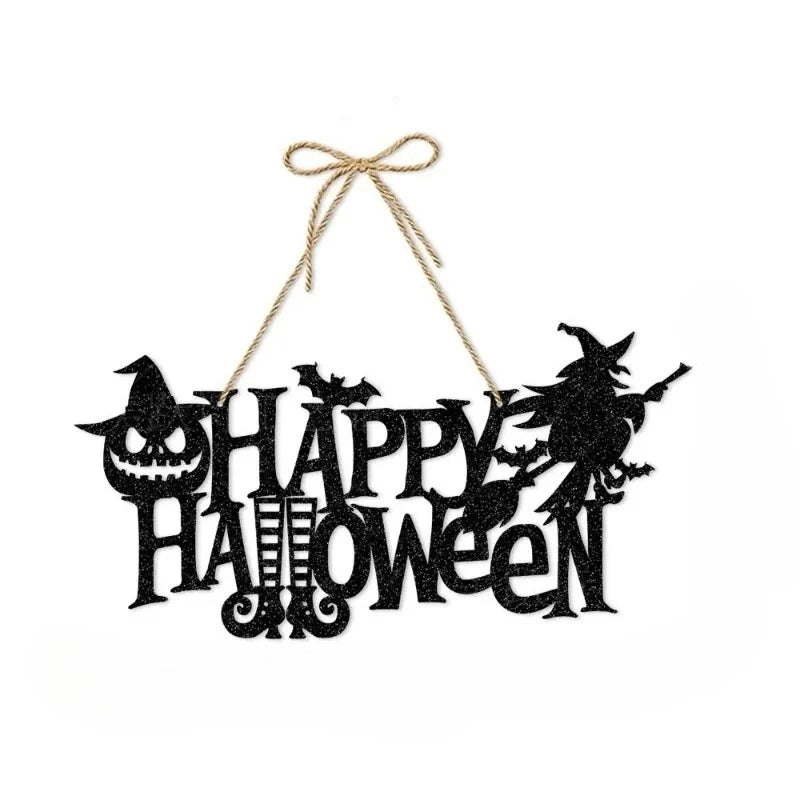 Halloween Pumpkin Bat Ghost Door Hanger Party Decoration