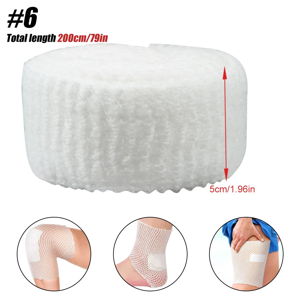1Roll Fix Net Tubular Bandage Elastic Net Wound Dressing for Knee,Calf,Ankle,Breathable Bandage Retainer for Wrist Forearm Elbow Peaceful Pleasures Health and Wellness 5 x 200cm