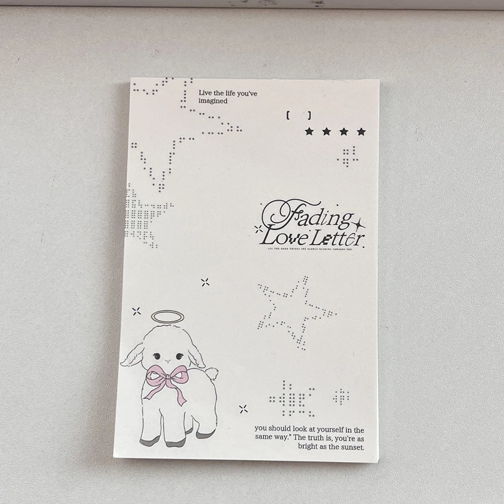 50 Sheets Lucky Angel A7 Memo Book Appearance Ins Non Sticky Portable