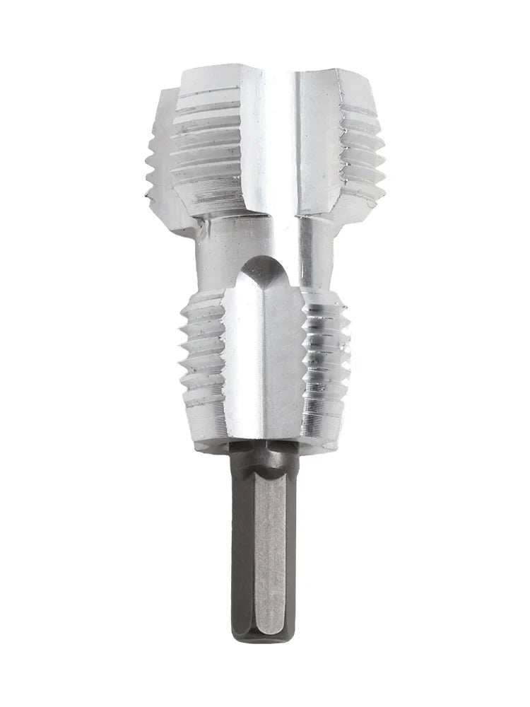 PVC Pipe Threader Kit – 4 & 6 Point Internal Thread Tap Tool