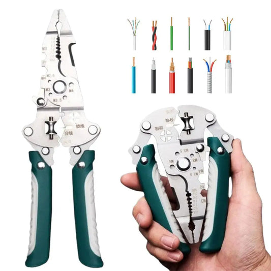 Foldable Wire Stripper Pliers – Strip, Crimp & Twist Tool Wire Stripper Pliers Peaceful Pleasures Health and Wellness