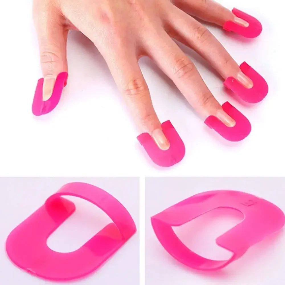Spill-Proof Nail Polish Protector for Fingers, Nail Polish Protector 26PCS/kit Manicure Stencils Holder for Nails Art Painting Peaceful Pleasures Health and Wellness