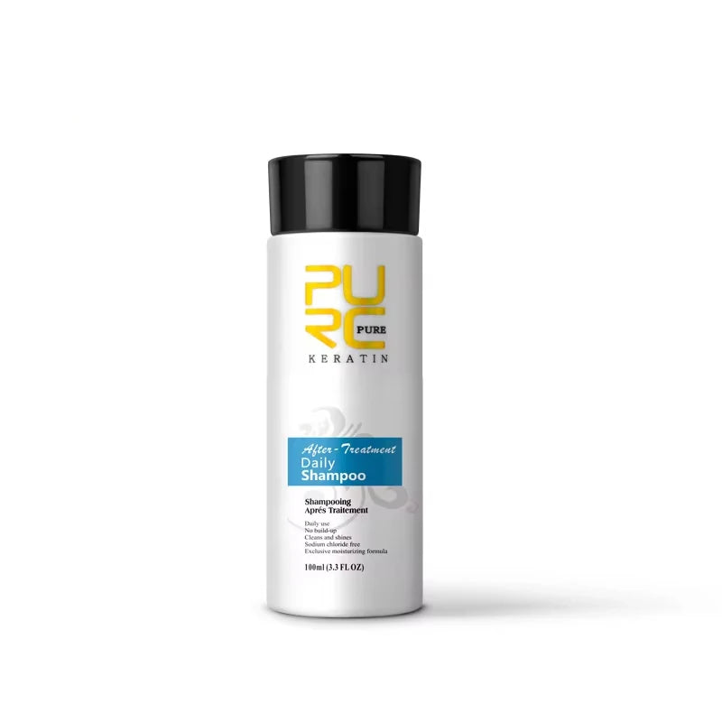 PURC Smoothing Shampoo Conditioner Professional Keratin Hair Treatment Nourishes Dry Repair Damaged Moisturizing Hair Care Peaceful Pleasures Health and Wellness Daily Shampoo China Mainland
