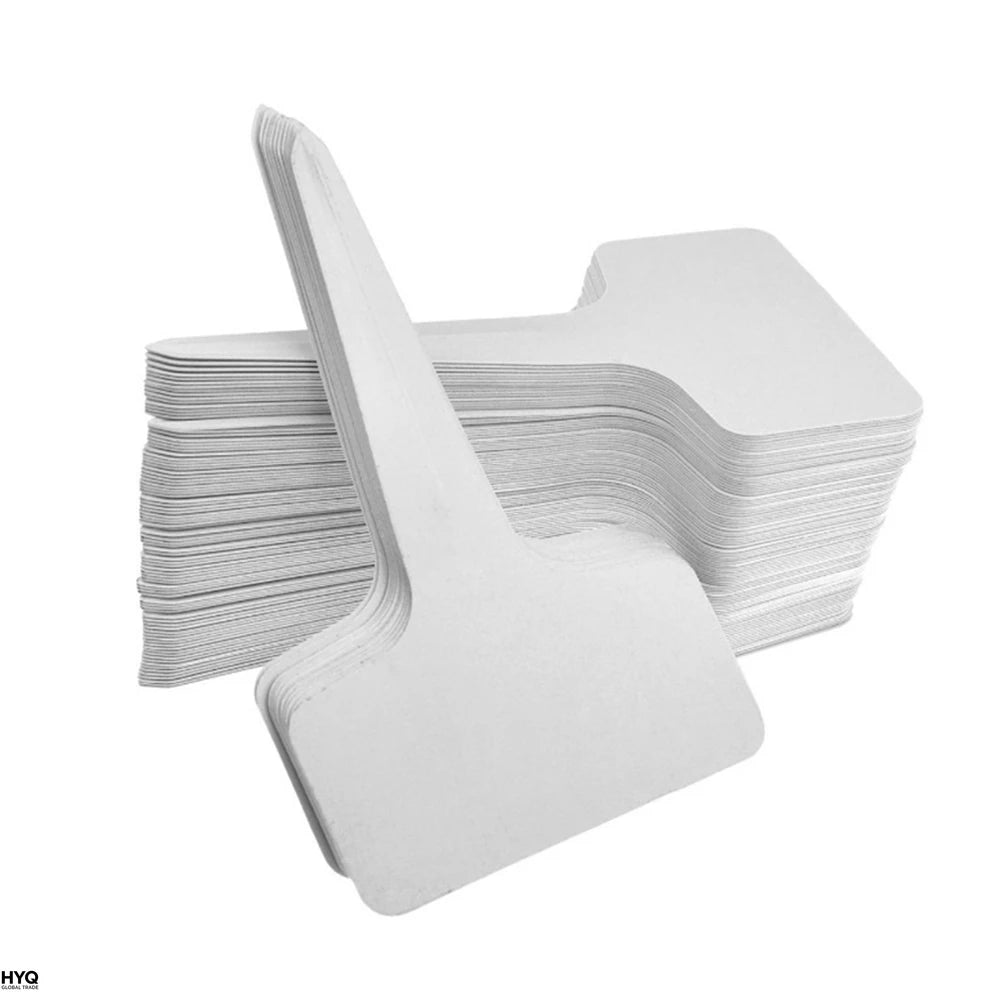Tiquettes De Jardin Blanches 100 Pi Ces En Plastique Tanche