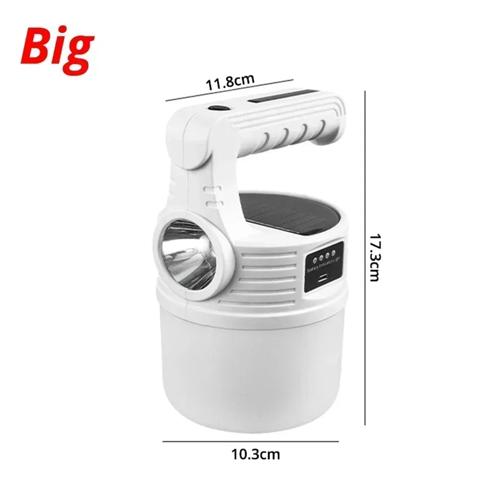 Solar LED Camping Lantern 24/42 LED IP65 USB Rechargeable