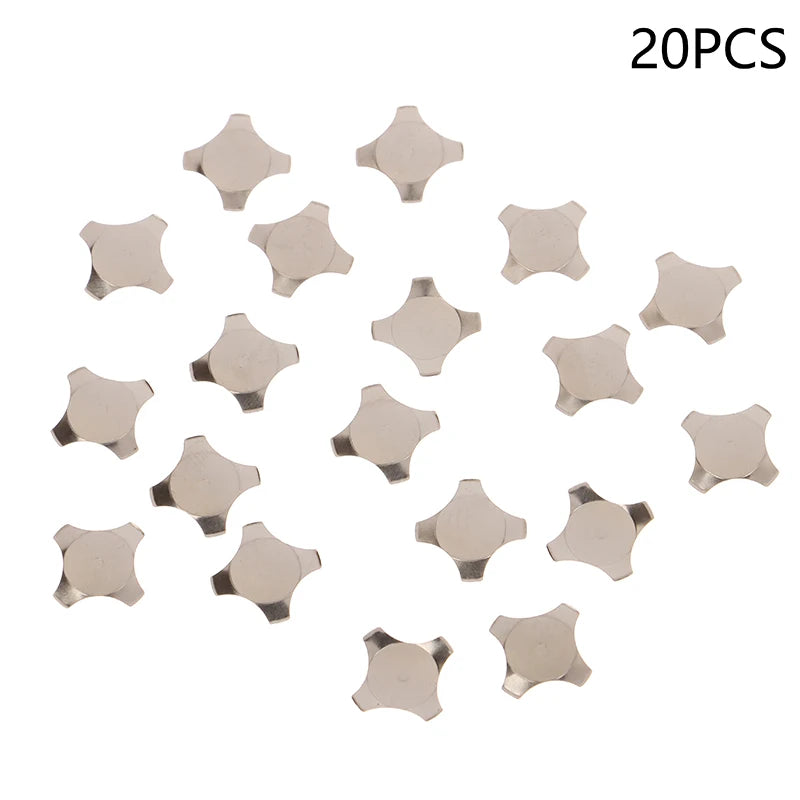 20Pcs 10 With Point Cross Shape Metal Dome Reset Switch 5 6 7 8.4 10 12 14 16 MM Membrane Switch SPST Momentary On/Off Tactile Peaceful Pleasures Health and Wellness