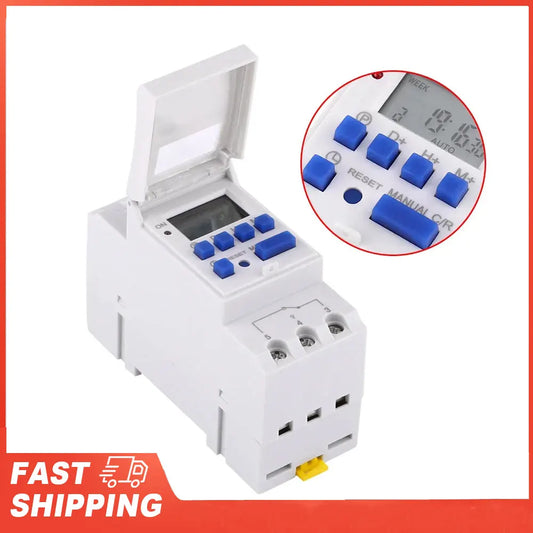 LCD Display Weekly Programmable Electronic Relay Time 16 OFF Timer Peaceful Pleasures Health and Wellness