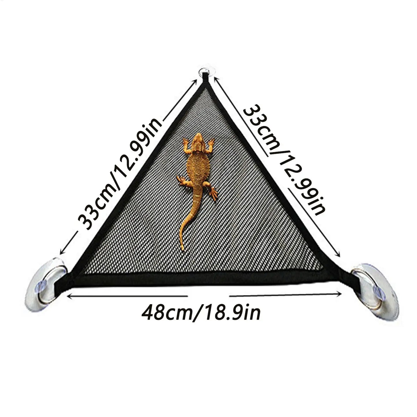 2PCS Breathable Reptile Hammock Mesh Hideout Multi-Purpose Pet Hammock for Lizards Iguanas Geckos, Snakes Chameleon Squirrel Peaceful Pleasures Health and Wellness