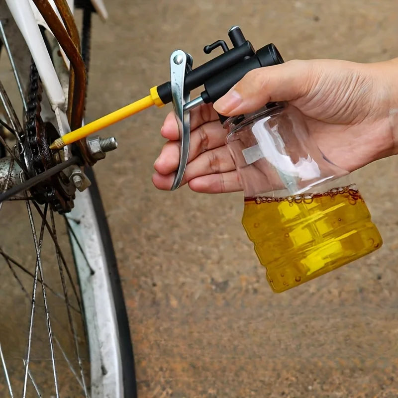 300ml High-Pressure Oil Bottle Copper Nozzle – Universal Car Lube Oil Applicator Bottle Peaceful Pleasures Health and Wellness