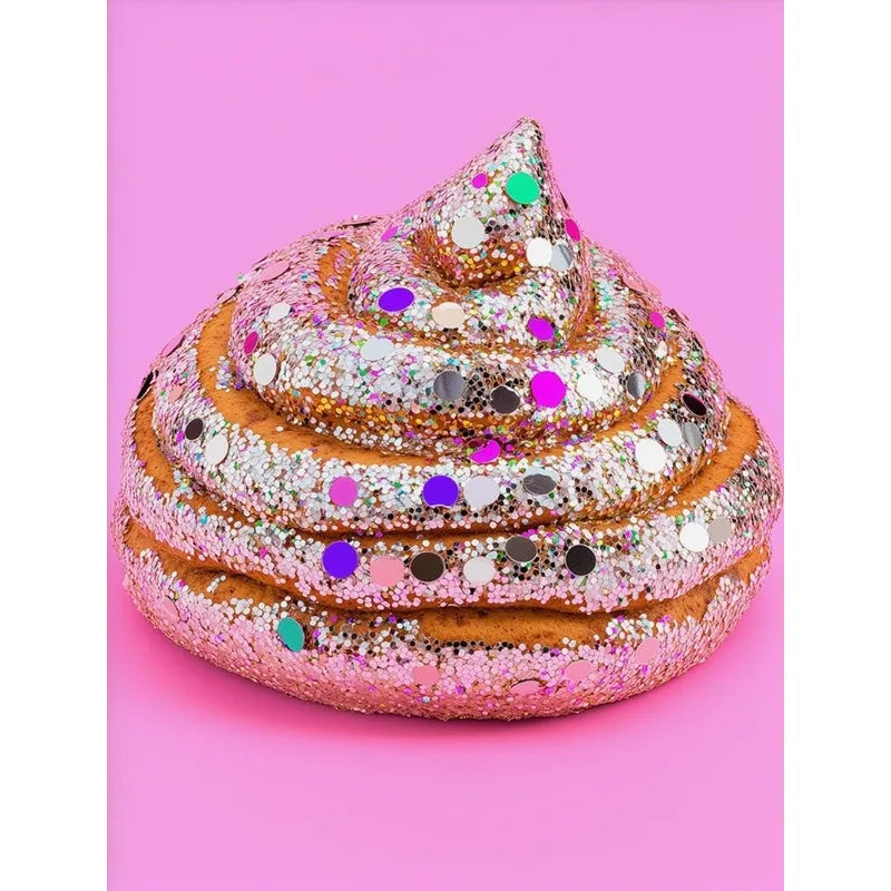 Sparkling Pink Dessert Glittercore Canvas Wall Art | Kitchen Print