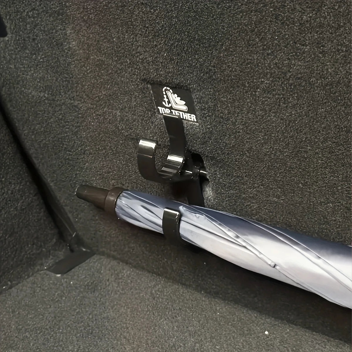 Car Umbrella Hook, Universal Trunk Hooks Umbrellas Mount, Universal Car Trunk Umbrella Holder, Auto Accessories No Drilling Peaceful Pleasures Health and Wellness