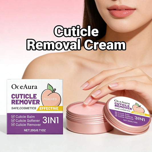 OceAura Exfoliating Hand Cream & Nail Cuticle Softener Cuticle Softener Cream Oasis Select