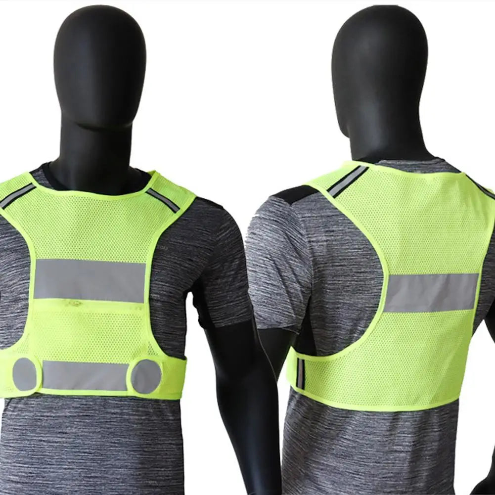 High Visibility Reflective Safety Vest – Lightweight & Adjustable