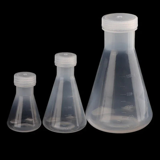PP Erlenmeyer Conical Flask with Screw Cap – 50ml to 1000ml Lab Conical Flask Oasis Select 500ml