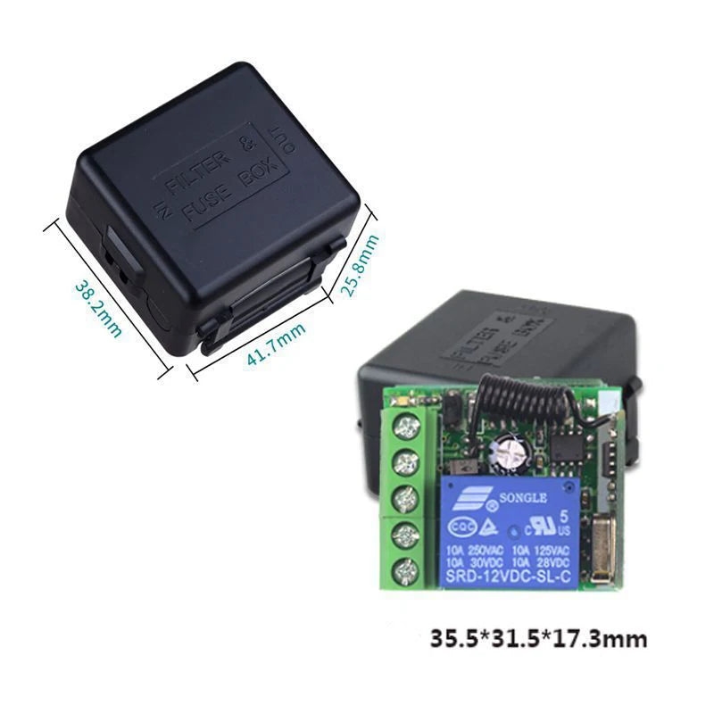 5-24V Relay Single-channel Electric Passage Door 433MHz Wireless Remote Control Switch Access Control Controller Peaceful Pleasures Health and Wellness