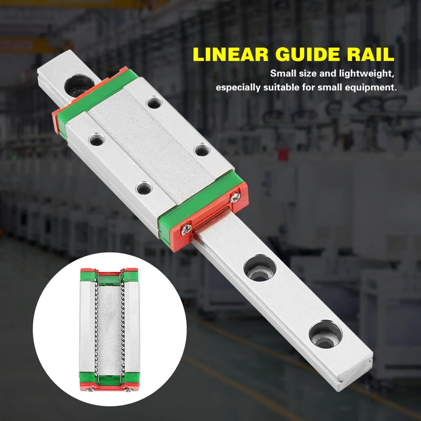 100mm MGN9H Miniature Linear Rail Rail 9mm Width Slide Block Linear Rail Linear Motion Rail Linear Rail Carriage Peaceful Pleasures Health and Wellness