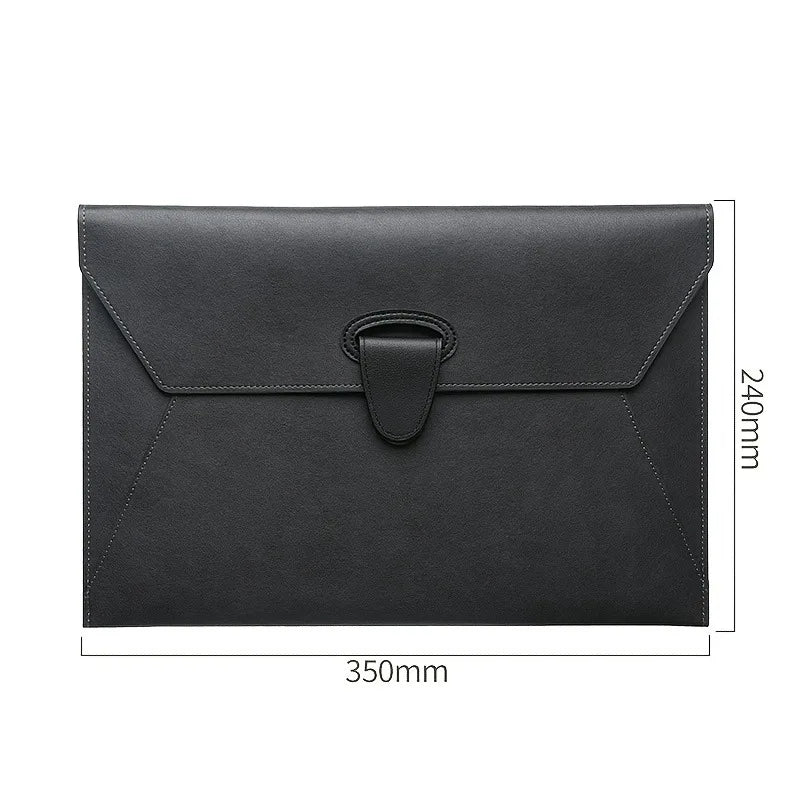 Vintage Brown A4 Faux Leather Portfolio Folder | Magnetic Snap