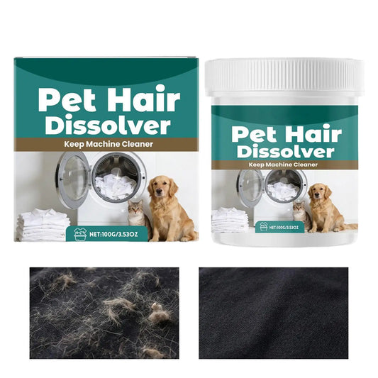 Pet Hair Dissolver Laundry Additive for Washing Machine | 100g Laundry Detergent Additive Peaceful Pleasures Health and Wellness