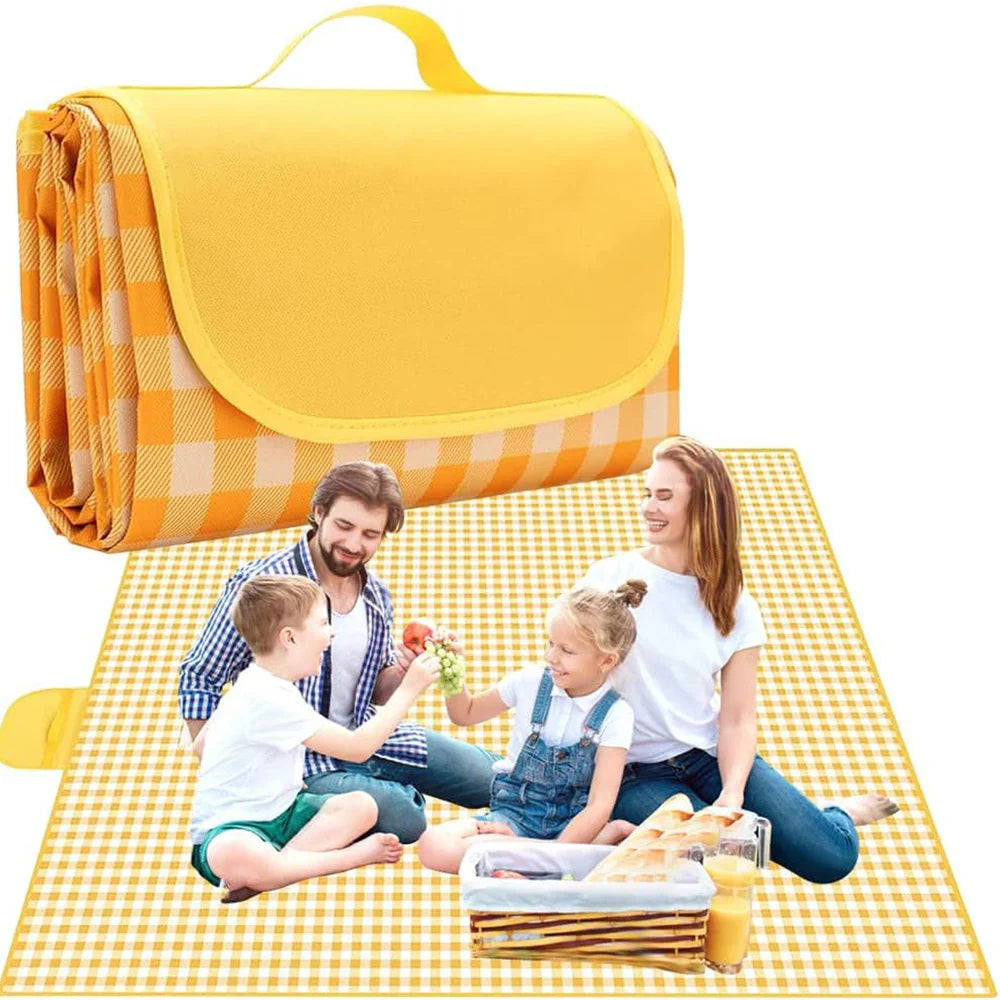 Waterproof Sandproof Picnic Blanket – Large Camping & Beach Mat