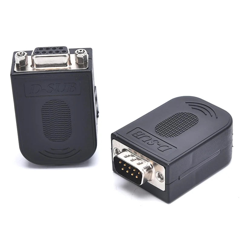 New DB9 Connector RS232 Male Female 9 Pin RS485 Breakout Terminals COM Connectors Peaceful Pleasures Health and Wellness