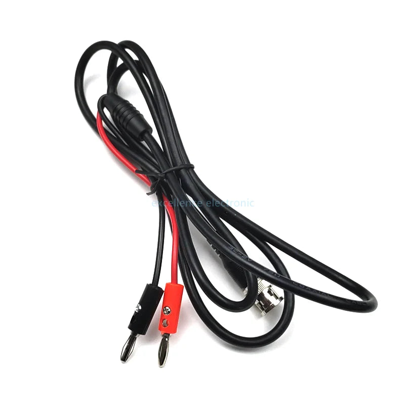 BNC Male Plug to 4mm Banana Stackable Plug Crocodile Clip Lead Probe Q9 Testing Mult Cable Cord 75ohm RF Coaxial Tangerrf Peaceful Pleasures Health and Wellness 4MM plug