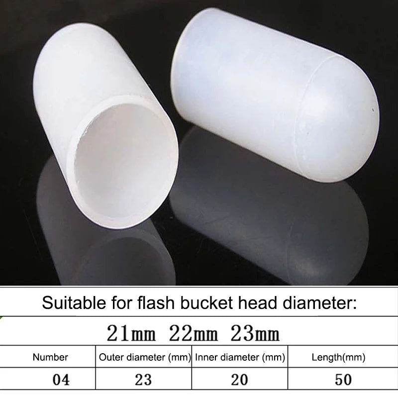 2Pcs Silicone Elastic Flashlight Lampshade For SP31 SP35 IF22A C8G IF25A SP36 S2 C8 EA01 TS21 Q8 14-75MM Torch Peaceful Pleasures Health and Wellness 21 23mm