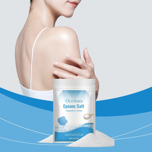 OceAura Epsom Salt Bath Soak – Muscle Relief & Skin Care Epsom Salt Bath Soak Peaceful Pleasures Health and Wellness