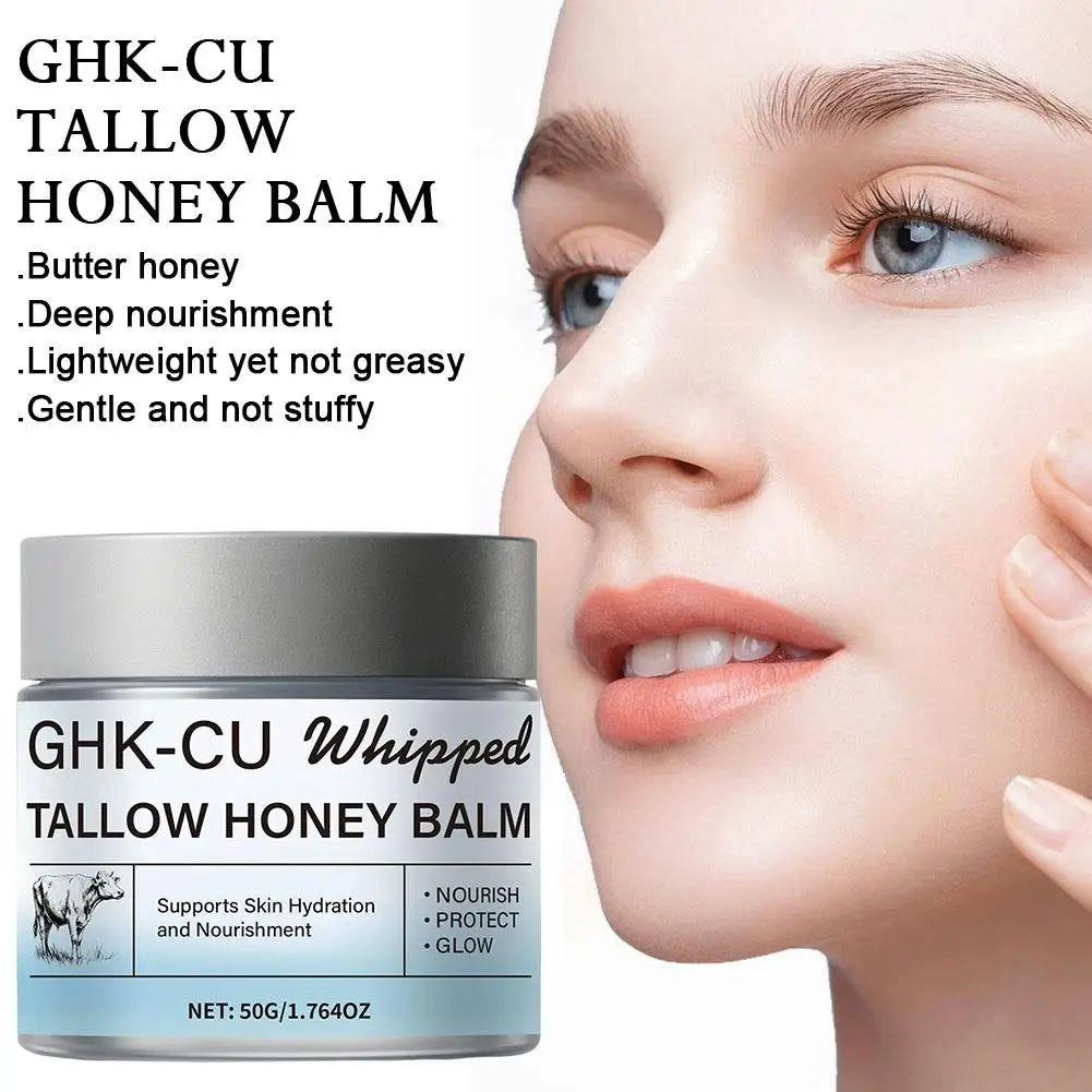 GHK-Cu Copper Peptide Beef Tallow Cream – Manuka Honey