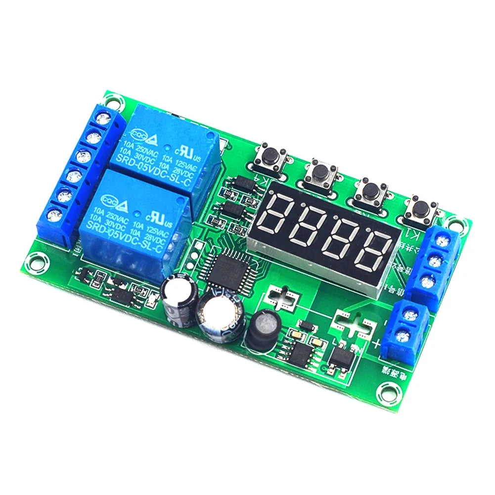 YF-7 Dual-Channel Delay Relay Module – 32 Functions Timer Relay Module Peaceful Pleasures Health and Wellness
