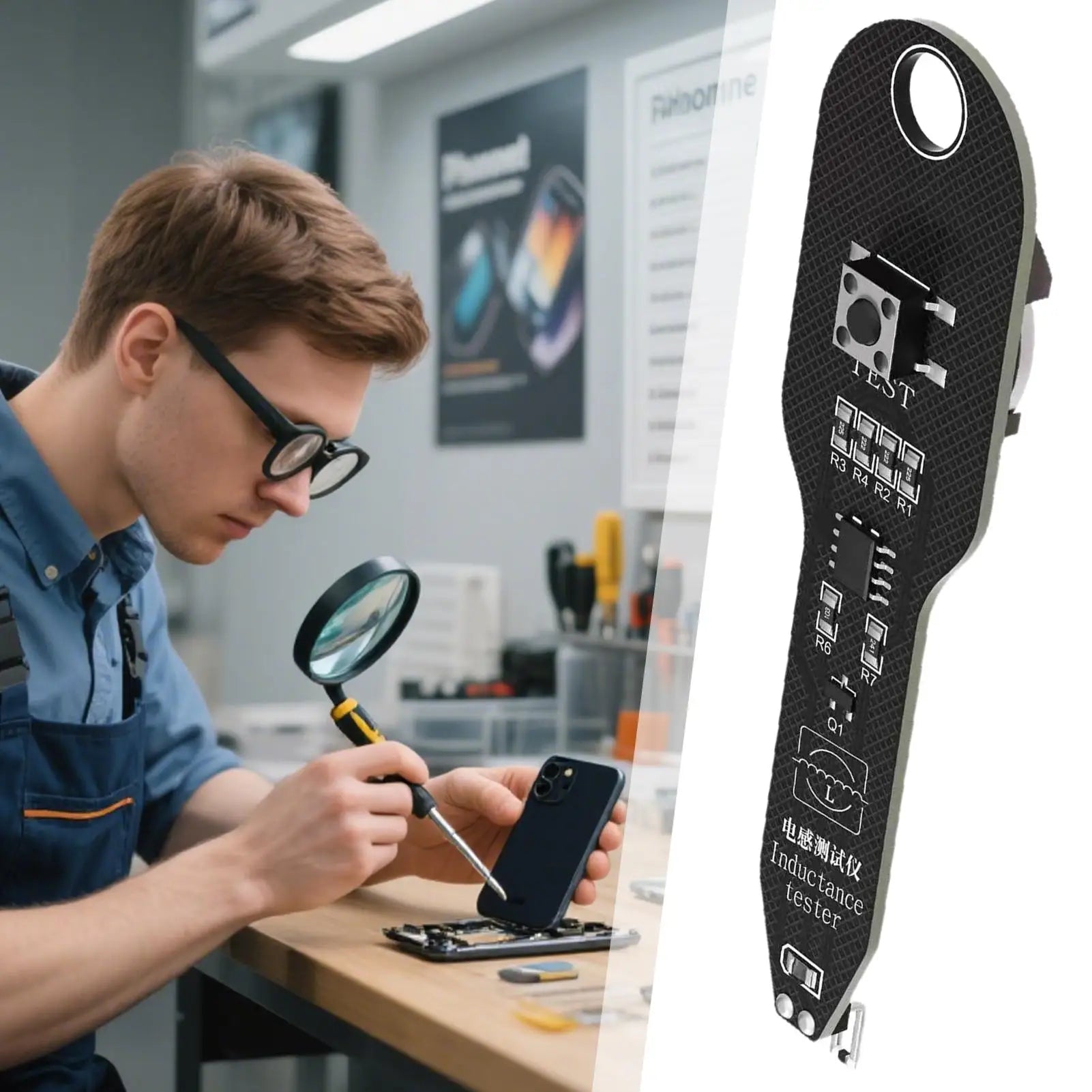 Motherboard Coil Tester – Inductor Detector Repair Tool Inductance Tester Tool Peaceful Pleasures Health and Wellness