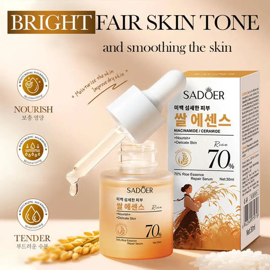 SADOER Rice Essence Serum 30ml – Niacinamide & Ceramide Rice Essence Serum Oasis Select