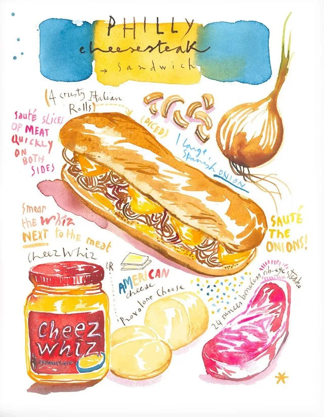 Cheese Cookie Pancake Recipe Illustration Watercolor Food Posters Canvas Printing Wall Art Picture for Kitchen Home Decor Gifts Peaceful Pleasures Health and Wellness 14 55x75cm