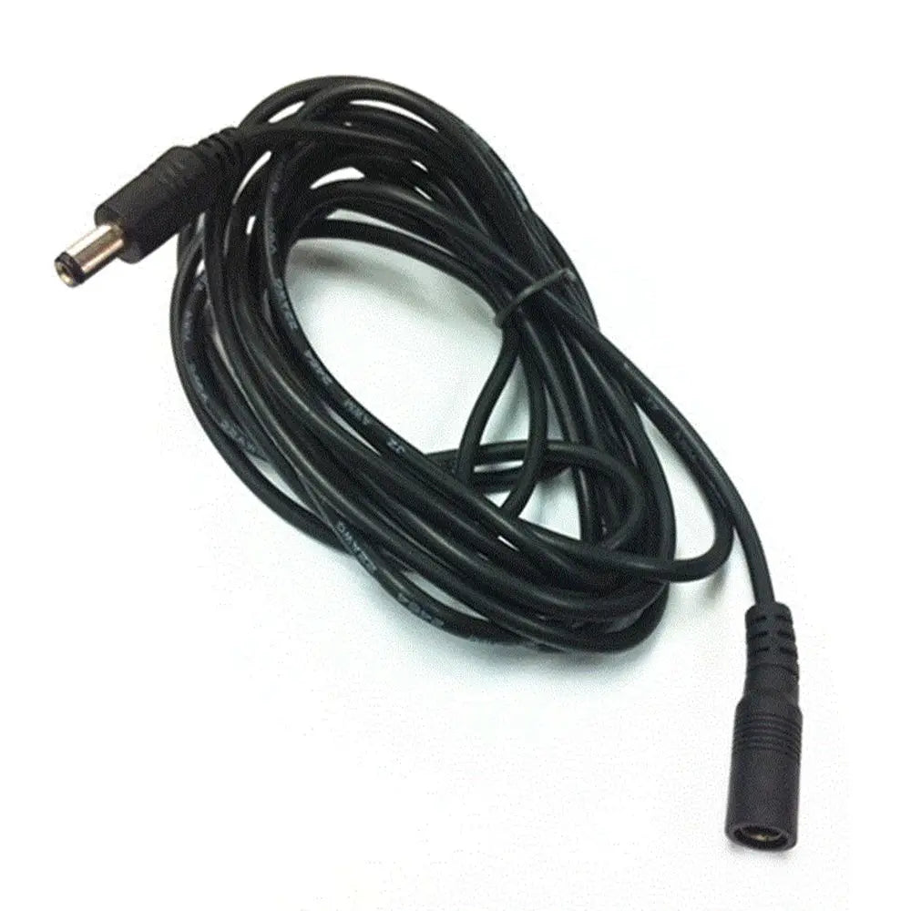 LED Strip Security Camera DC 12V Power Cord Extended Wire Cable For Camera Router Female To Male Plug Adapter Extension Cable Peaceful Pleasures Health and Wellness 3m