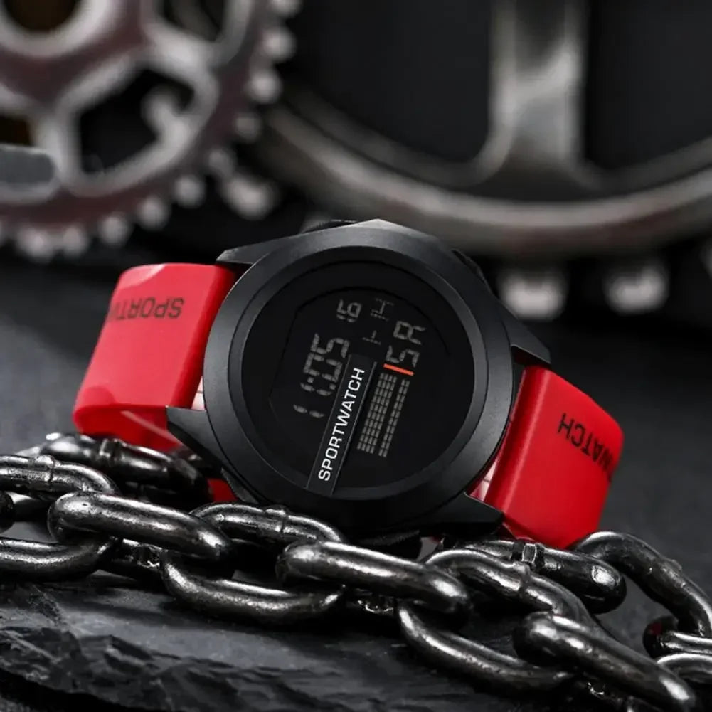 Men's Sports Watches Alarm Clock Multifunction Men LED Digital Watch Waterproof Fitness Sport Electronic Watch for Male Clock Peaceful Pleasures Health and Wellness