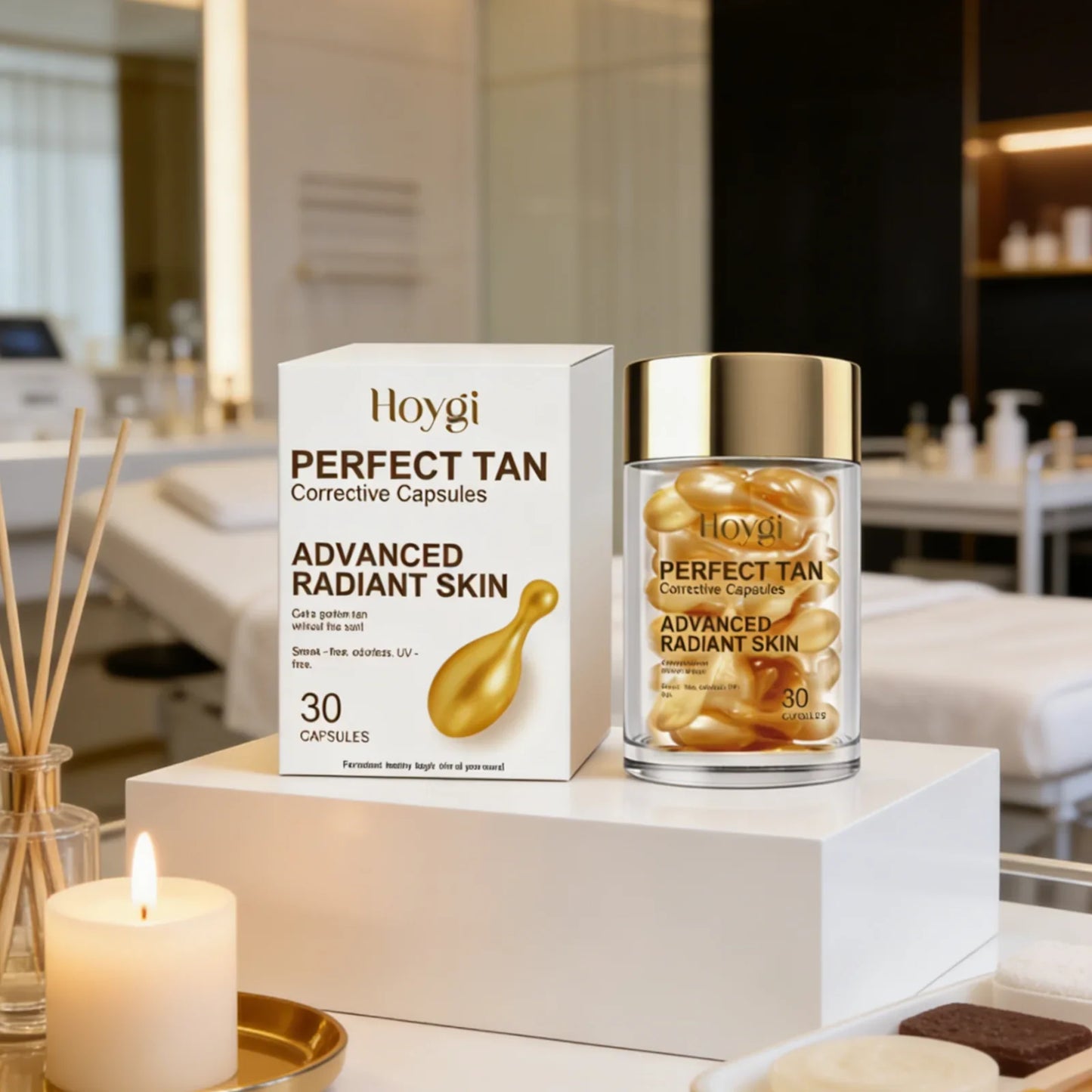 Hoygi Perfect Tan Capsules – Natural Skin Tone Corrector