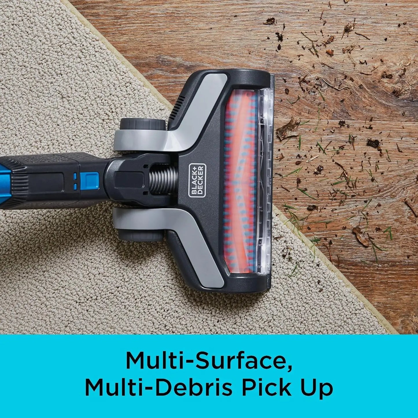 Cordless Stick Vacuum – 55-Min Runtime, 3-Speed, Interchangeable Head Peaceful Pleasures Health and Wellness